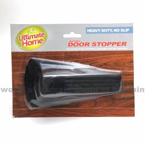 Jumbo DOOR STOPPER 6" Wedge Black Rubber Stop Doorstop Carpet Floor Wedges H091 422052375200  223031652730
